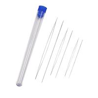 5pcs Central Opening Beading Needles Stainless Steel Tools Pins for Beadwork Threading Handmade Women Jewelry Diy Accessories DIY accessories and othe