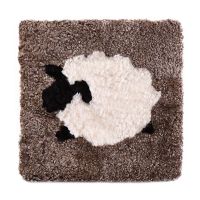 45x45cm Australian Wool Seat Cushion Fur Chair Cushion Plush and Fluffy Acute Animal Sofa Car Seat Cushion Warm Sheepskin Pad