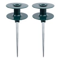 2PCS Garden Hose Guide Nails to Prevent the Garden Hose From Entering the Flower Bed for Plant Protection