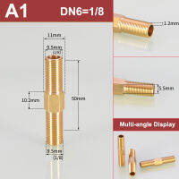 Sun Brass EXTENSION PIPE External tooth เกลียว1/8 1/4 3/8 1/2 3/4ชายไปยังอะแดปเตอร์เกลียวชายสำหรับแก๊สน้ำมัน