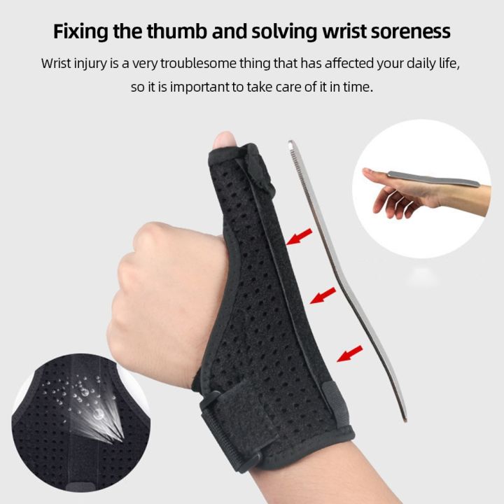 tdfj-wrist-thumb-support-brace-splint-hand-sprain-tendinitis-wristband-breathable-adjustable-for