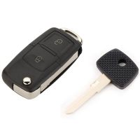 2 Button Car Key Fob Shell Compatible with Golf MK4 Bora &amp; Uncut Blade Transmitters Key Shell for Mercedes Benz Vito