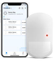 BroadLink Wireless PIR Smart Motion Sensor สำหรับ Alexa, Home, IFTTT (ต้องใช้ฮับ S3)