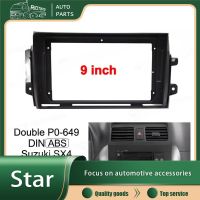 RTO วิทยุติดรถยนต์ Fascia สำหรับ2005-2014 Suzuki SX4/ Fiat Sedici 9นิ้วเฟรมแผงสเตอริโอการเล่น MP5 Android