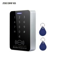 Standalone Access Controller EM RFID Access Control Keypad digital panel Card Reader For Door Lock System +10 crystal keyfobs