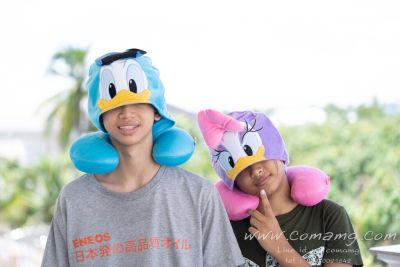 หมอนรองคอมีหมวก โดนัลด์ดั๊ก&amp; เดซี่ดั๊ก (Donald Duck&amp;Daisy)