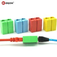 5 Buah RJ45 CAT 5 5E 6 6a Extender Plug Jaringan Kabel Konektor Jaringan Ethernet Dual Lurus Kepala Lan Kabel Joiner Coupler