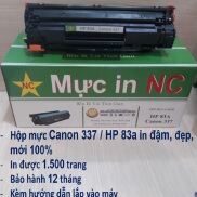 Hộp mực 337 chính hãng NC, hộp mực máy in Canon imageCLASS mf220, mf211d,
