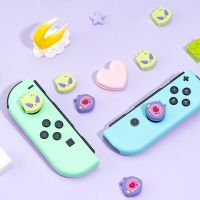 [Enjoy the small store] ใหม่ Chick Cat Thumb Stick Grip Cap จอยสติ๊กฝาครอบป้องกันสำหรับ Nintendo Switch Oled NS Lite Joy Con Controller Thumbstick Case