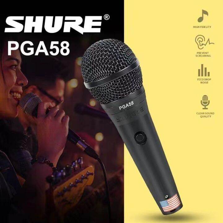 Shure Pga58 Professional Dynamic Microphone Lazada Ph 6807