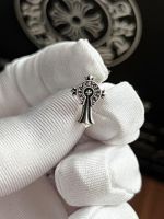 [TOP]Chromes Hearts 925 sterling silver 925 sterling silver cross original earplugs horseshoe print earrings Korea
