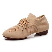 hot【DT】 SUN LISA Womens Ladys Girls Teachers Dancing Shoes Soft Pointe Ballet Jazz Chunky Heel