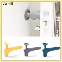 VERMILL ห้องนั่งเล่น ถุงมือจับประตู ความปลอดภัยของลูกน้อย ป้องกันการชนกัน ซิลิโคน ฝาครอบลูกบิดประตู ปลอกแขน ผู้พิทักษ์