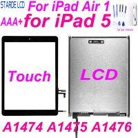 AAA + สำหรับ iPad 5 LCD สำหรับ iPad Air 1 A1474 A1475 A1476หน้าจอดิจิตอลสัมผัสหน้าจอ LCD จอสำรอง9.7