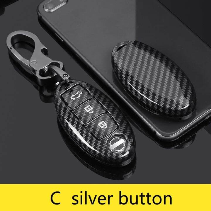 npuh-glossy-carbon-fiber-abs-car-key-case-fob-cover-for-nissan-qashqai-j11-x-trail-t31-t32-kicks-tiida-pathfinder-murano-note-juke