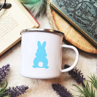 Pink Cartoon Unicorn Printing Enamel Mugs Hiking Drinkware Travel Camping Party Beer Juice Coffee Water Cups Best Friend Gifts