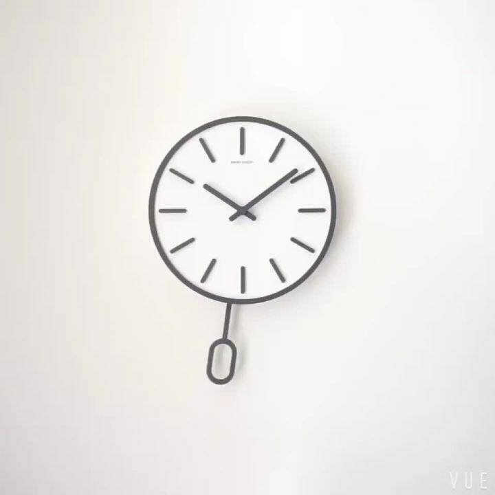 UniqHome 30CM Pendulum Swing Wall Clock Wall Clocks Wooden Wall Clock