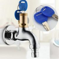 Portable Anti-theft Faucet Water Tap with Lock Key Alloy Body Single Hole Key Switch Faucet Bibcocks for Kitchen Outdoor Garden