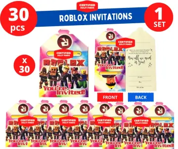 Roblox Invitation - Girl Birthday Invitation – Cute Pixels Shop