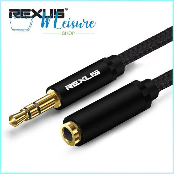 Premium Gold Plated Plug Earphone Stereo Aux Cord Audio Extension Cable