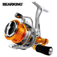 BEARKING ยี่ห้อ YJ Series 7BB แบริ่งสแตนเลส6.2:1 Fishing Reel Drag System 33lbs Max Power Spinning Wheel Fishing Coil