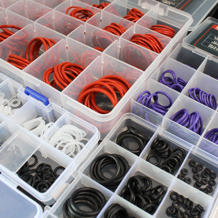 2023-o-rings-rubber-silicone-o-ring-seal-nbr-vmq-fkm-sealing-o-rings-nitrile-washer-rubber-oring-set-assortment-kit-set-ring