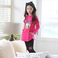 Kids Girls Tshirt+ legging pant Children Clothing Set