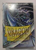 DS dragshm60--clear Dragon Shield JP Size Clear Matte Sleeve Dragon Shield JP Sle dragshm60--clear 5706569111014