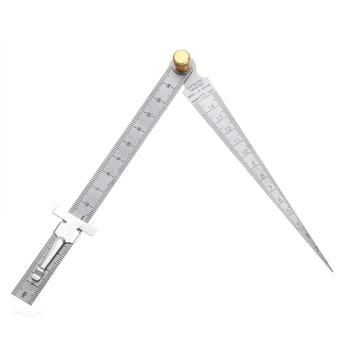 Toolstar Wedge Feeler Gauge Gap Gauge Aperture Gauge Taper Gauge 1-15mm ...