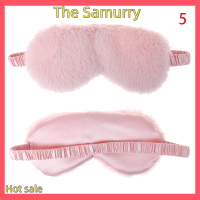 Samurry ✨Hot Sale✨ Car ที่ปิดตาสำหรับเดินทางหน้ากากปิดตาผ้ากำมะหยี่นุ่มลายการ์ตูนน่ารัก