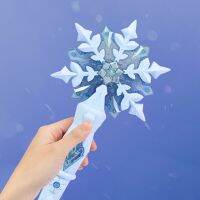 Holiday Discounts Snow Wand Kids Accessories Girls Light Up Snowflake Party Clothing Toys Plastic Glow Dress-Up Cosplay