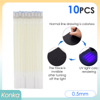 ✨ Konka ปากกาเรืองแสงอัลตร้าไวโอเลตที่มองไม่เห็นปากกาสีม่วงแสงเรืองแสงทำเครื่องหมาย UV