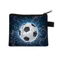 ✴﹍ Football Basketball Volleyball Art Pattern Wallets Zipper Coin Purses Children Storage Pocket Bags Christmas Gift Dropshipping