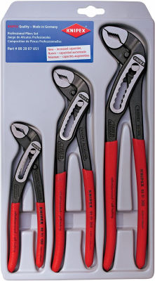 KNIPEX - 00 20 07 US1 Tools - 3 Piece Alligator Pliers Set (7, 10, &amp; 12) (002007US1)