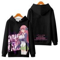 ใหม่ เสื้อกันหนาวแขนยาว มีฮู้ด พิมพ์ลายอนิเมะ The Quintessential Quintuplets Ichika Nino Miku Yotsuba Itsuki ทรงหลวม สไตล์ญี่ปุ่น แฟชั่นสําหรับผู้ชาย และผู้หญิง