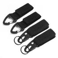 2Pcs/4Pcs Tactical Gear Clip Key Ring Holder Outdoor Multi-purpose Military Belt Keeper Utility Hanger Hook Camping Hunting Tool