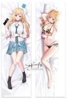 Dakimakura อะนิเมะปลอกหมอน Marin Kitagawa ปลอกหมอนฮาโลวีนตกแต่งคริสต์มาส 2023