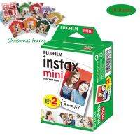 Fujifilm Instax Mini 8ฟิล์มสีขาวทันที + กรอบแว่นตาแฟนซีคริสมาสต์ฟรีสำหรับ Instax Mini 9 8 8 8 8 8 + 7S 70 90 25 50S กล้อง SP-2เครื่องพิมพ์1เครื่อง