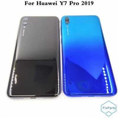 For Huawei Y7 Pro 2019 Back Cover with Button &amp; Camera Lens Door Replacement Part