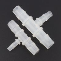 5pcs 12 14mm To 4-10mm PP Reducing Tee Connectors Aquarium Fish Tank Air Pump Aerator Fittings Drip Irrigation Pagoda Hose Joint Pipe Fittings Accesso