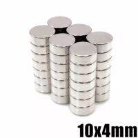 10ชิ้น แม่เหล็ก 10x4มิล กลมแบน 10*4มิล Magnet Neodymium 10*4mm แม่เหล็กแรงสูง 10mm x 4mm แรงดูดสูง 10x4mm ติดแน่น ติดทน พร้อมส่ง