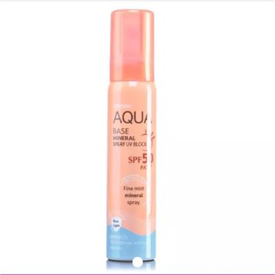 ☉มิสทิน อะควา ซันสกรีน สเปรย์ 30 มล. Mistine aqua SUNSCREEN SPRAY 30 ML. สเปรย์กันแดด☀