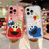 สำหรับ Samsung Galaxy S23 S22 S21พิเศษบวกคุ้กกี้มอนสเตอร์เคสรองรับการกระแทก Elmo ป้องกันการตกกระแทก