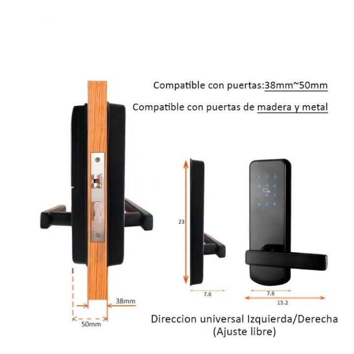 ttlock-ประตูล็อคอัจฉริยะล็อคประตูไฟฟ้าอัจฉริยะ-wifi-บลูทูธสำหรับบ้านเฮาส์อพาร์ทเมนท์-airbnb-พร้อมแอปรีโมทคอนโทรล