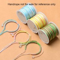 【YD】 45M/Roll 0.8MM Colorful Gradient Cord Thread Chinese Knot Macrame Braided String Tassels Beading Rope