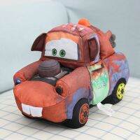 ตุ๊กตาของเล่นตุ๊กตาผ้าฝ้ายไลท์นิ่งสำหรับเด็ก25ซม. ลายการ์ตูนดิสนีย์ Mater จากรถของ Pixar เพื่อนแมคควีนตุ๊กตาของเล่นตุ๊กตายัดนุ่นสำหรับเด็ก