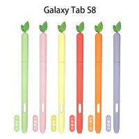 Silicone Case For Samsung Galaxy Tab S8 Pencil Case Tablet Touch Pen Stylus Protective Cover Pouch Portable Soft Case