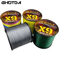 Ghotda Super Strong Japan Fabric Fishing Line 100M PE Braided 9Strands Incredibly Strong Multifilament Fiber Line