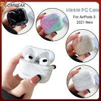 UMMEAX ทั้งตัว กีฬา อุปกรณ์เสริม Marble PC Shell เคสป้องกัน หูฟังบลูทูธ ปกแข็ง