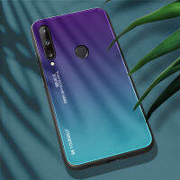 สำหรับHuawei Y7P 2020กรณีGradiGradientกระจกป้องกันมือถือเคสสำหรับหัวเหว่ยHuawei Y7P 2020กรณีโทรศัพท์